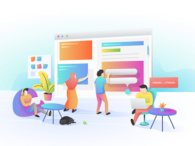 Our activities activities character colorful concept design flat flat design flat character flat illustration gradient grapicdesign illustration inspiration minimalist perspective studio ui ux vector