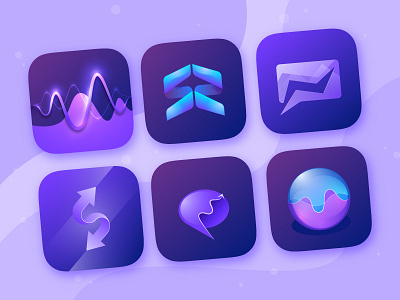 Business App Icon Concepts android app apple arrow business chat concepts design finance icon mobile trading vector