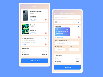 Daily UI | Credit Card Checkout App app branding dailyui design designart figma flow graphic design illustration interface ui user ux