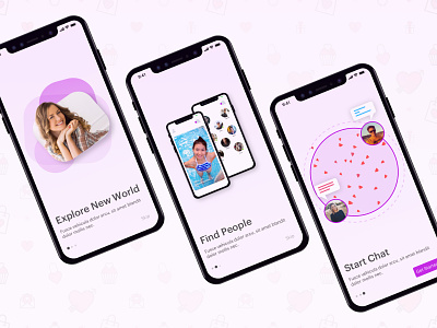 Dating App | Intro Screens dating datingapp intro screens