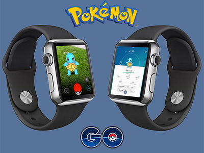 Pokemon Go Apple watch app design game iwatch pokemon user interface