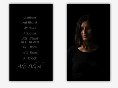 All Black  -Theme