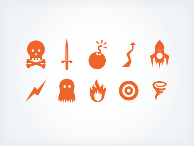 Quintus Icons gaming icons illustrator vector