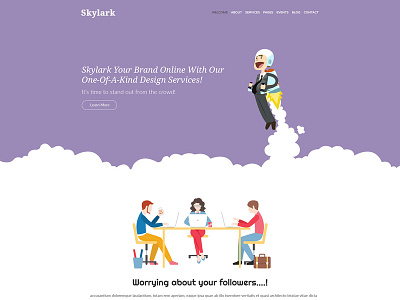 Skylark Design design illustration ui ux vector web
