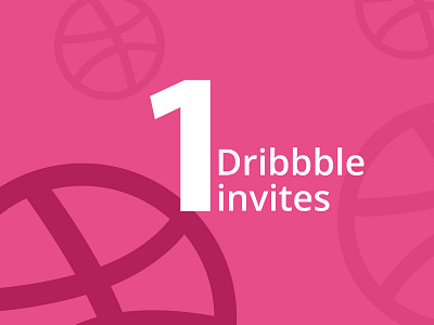 Dribbble Invitation design