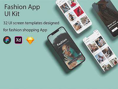 Fashion App UI Kit app app design fashion mobile app ui ui kit