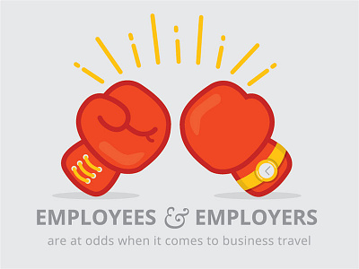 Fight! boxing boxing gloves employee employer travel
