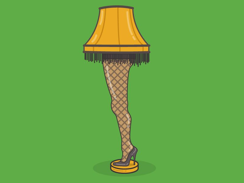 Leg Lamp by Matt Will on Dribbble