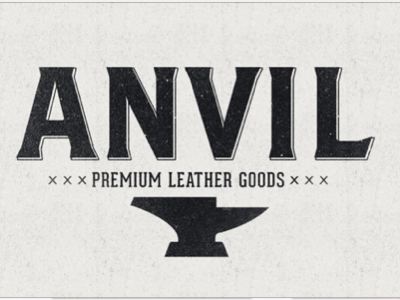 Anvil Logo 2 anvil leather logo photoshop vintage