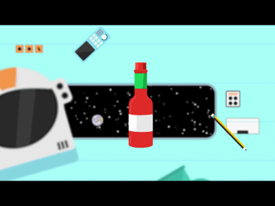 Space Ingredients after effects animation design illustration illustrator loop motion motion design space