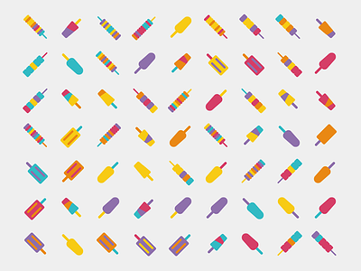 Popsicles - 141001 generative art pattern popsicles processing