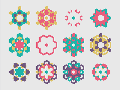 Geometric Shapes / 141205 generative art geometry hexels hype framework processing