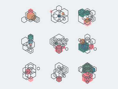Geometric Shapes / 150721 art creative coding design generative generative art geometry hexels hype framework processing shapes