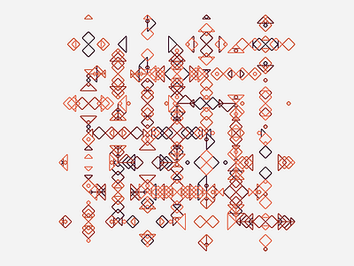 Geometric Shapes / 150903 creative coding generative art geometry hexels hype framework pattern processing