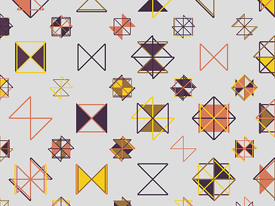 Geometric Shapes / 150922 creative coding generative art geometry hexels hype framework pattern processing