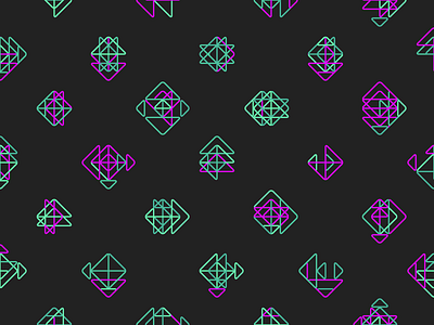 Geometric Shapes / 150927 code creative coding generative art geometry hexels hype framework pattern processing