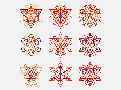 Geometric Shapes / 151004 code creative coding generative generative art geometry hexels hype framework pattern processing