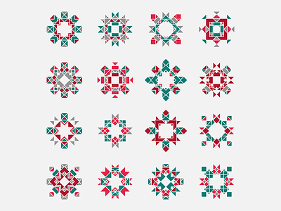 Geometric Shapes / 151027 code creative coding generative generative art geometry hexels hype framework pattern processing