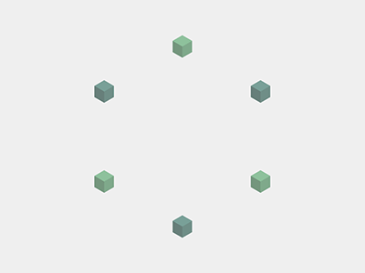 Geometric Animations / 160107 animations art geometric geometry gif hexels isometric