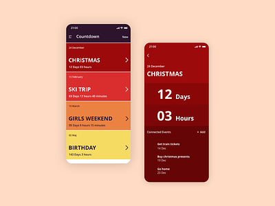 Daily UI #014 app countdown timer daily ui mobile