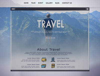 Travel UI/UX Design app front end graphic design illustration ui ui ux design web design