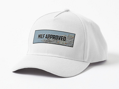 MILF APPROVED - Liorious. branding business clothing design designer graphic design hats illustration logo ui