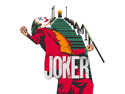 Joker StickerMule Playoff batman cartoon charm contest dccomics illustration jewelry joker joker movie playoff sticker warner brothers