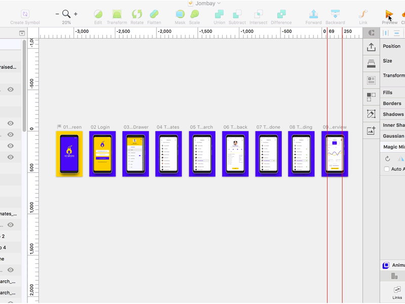 Internal Employee Review App for Mangers analytics app download employee manger prototyping rating report review sketch team