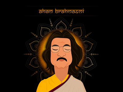 Aham Brahmasmi (“अहं ब्रह्मास्मि”) aham brahmasmi aham brahmasmi animation design guruji illustration logo motion netflix pankaj tripathi sacred game