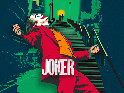 JOKER ( We are all clowns ) adobe illustrator batman character design comic art dccomics design illustration joker monster retro vector