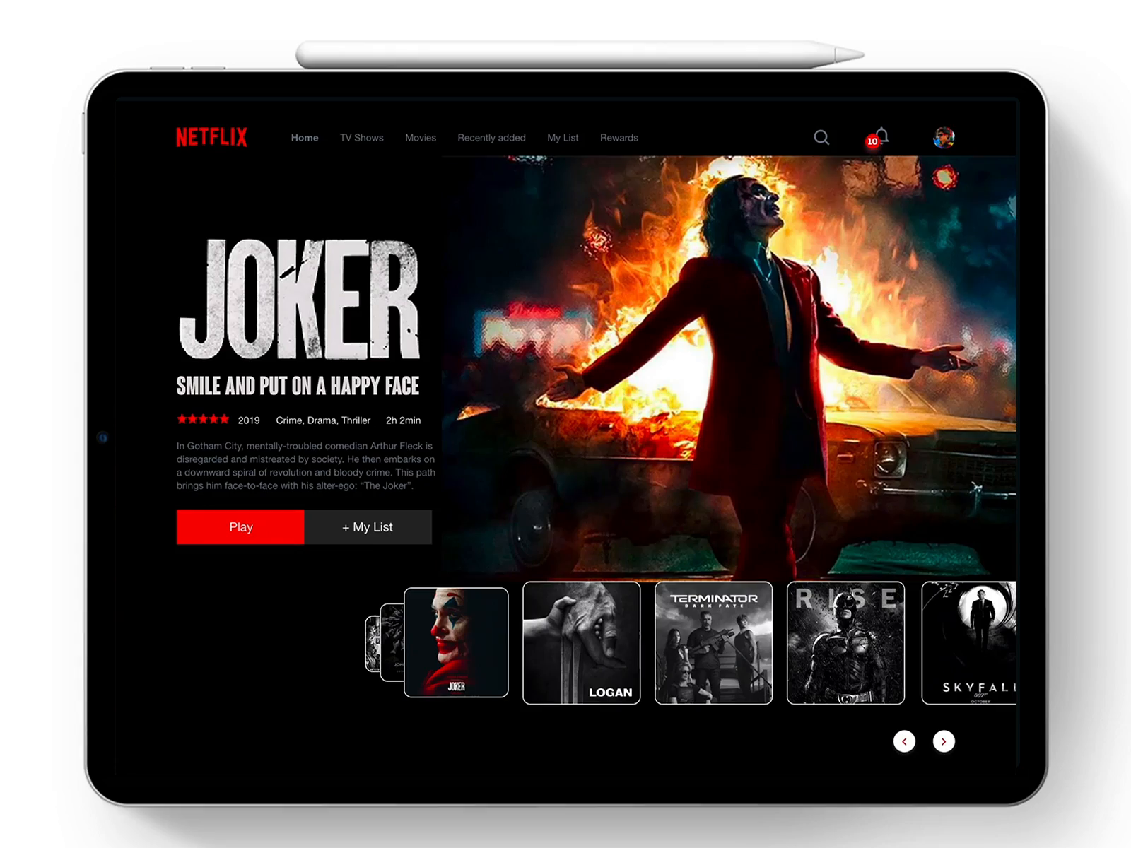 Netflix Ui Design