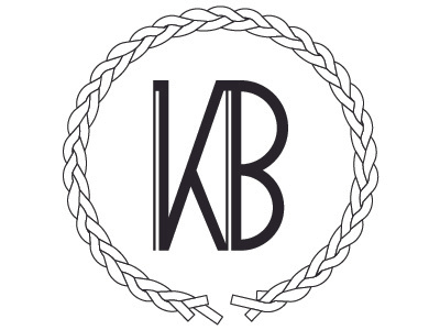 Kait Bos Logo braid branding classic logo portfolio type