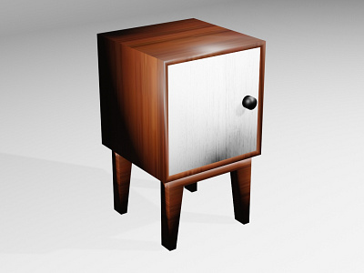 Credenza 3d blender illustration