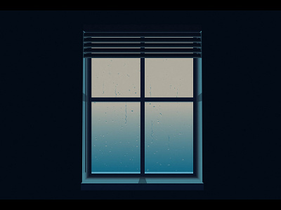 Another rainy day 2d 3d adobe aftereffects adobe illustrator after effects animation design illustration light motion graphics night rainy window