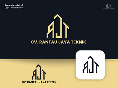 Rantau Jaya Teknik Logo Design brand identity branding company design company logo design graphic design logo logo design