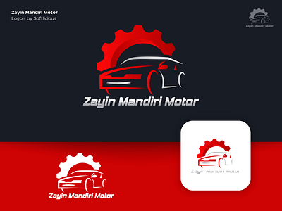 Zayin Mandiri Motor Logo Design brand identity branding company design company logo design graphic design logo logo design