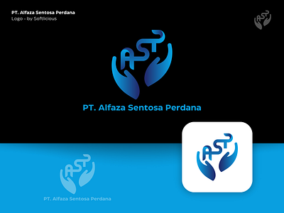 Alfaza Sentosa Perdana Logo Design brand identity branding company design company logo design graphic design logo logo design