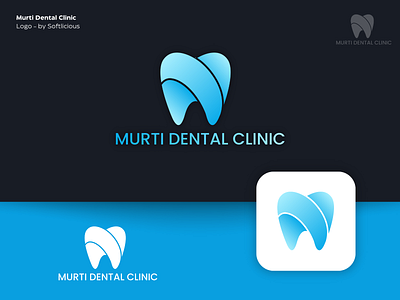 Murti Dental Clinic Logo Design brand identity branding clinic logo company design company logo dental clinic dental logo design graphic design logo logo design