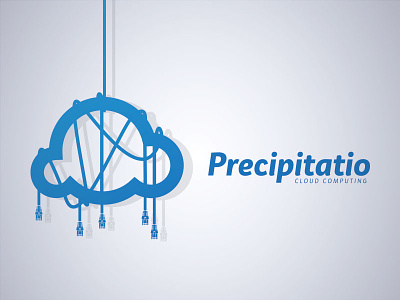 Precipitatio Logo Design cloud cloudcomputing dailylogo dailylogochallenge logo