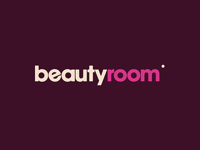 Beauty Room logo beauty spot brand branding cosmetics identity logo make-up pink