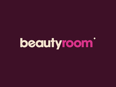 Beauty Room logo beauty spot brand branding cosmetics identity logo make up pink