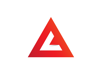 AL Monogram logo brand branding gradient identity logo monogram red shadow