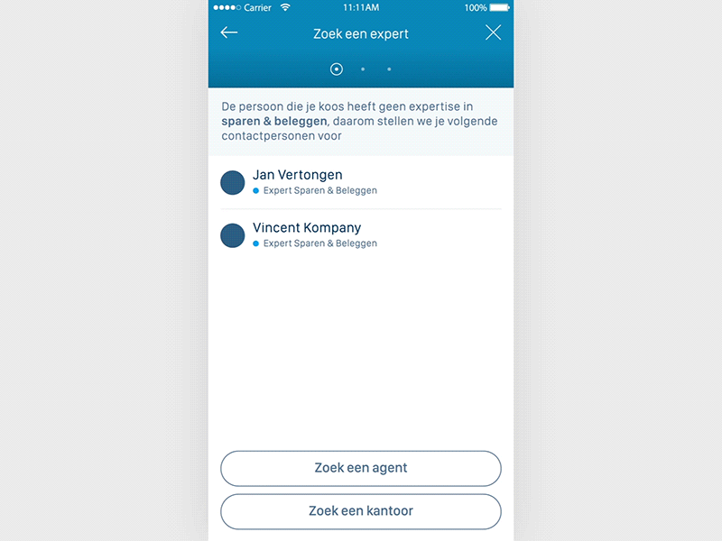 Mobile banking app