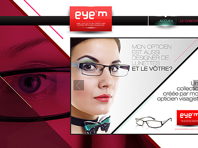 Eyem design eye ware web