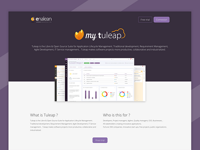 MyTuleap - Landing page 🦄