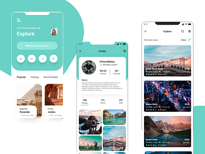 Travel app Ui