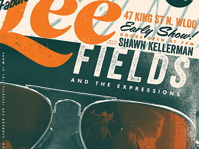 Lee Fields Poster adobe illustrator design gigposter typography vector