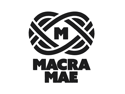 Macramae Logo branding craft graphic design logo macrame vector