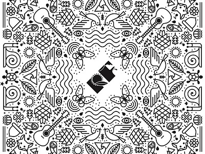 Bandannner graphics bandana design music pattern vector