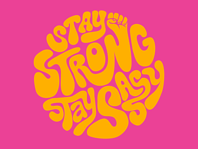 Stay strong... $@ cancer strong tshirt typography